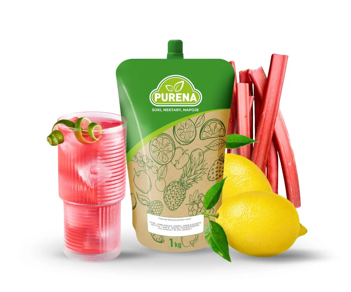 PURENA Citrom-Rebarbara Limonádé sűrítmény 1=6