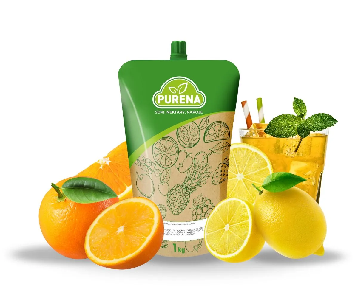 PURENA Citrom-Narancs Limonádé sűrítmény 1=6
