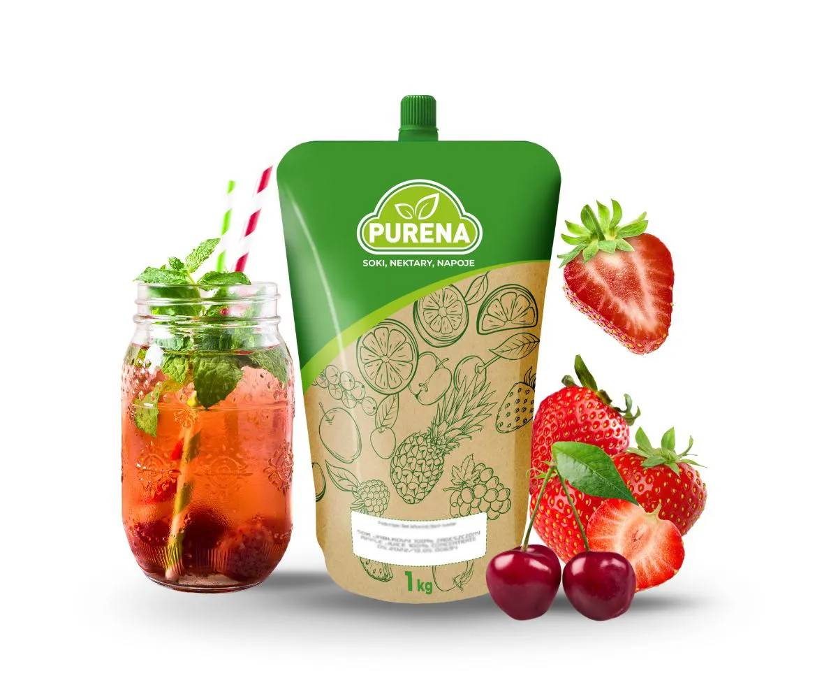 PURENA Eper-Cseresznye Ital sűrítmény 1=6