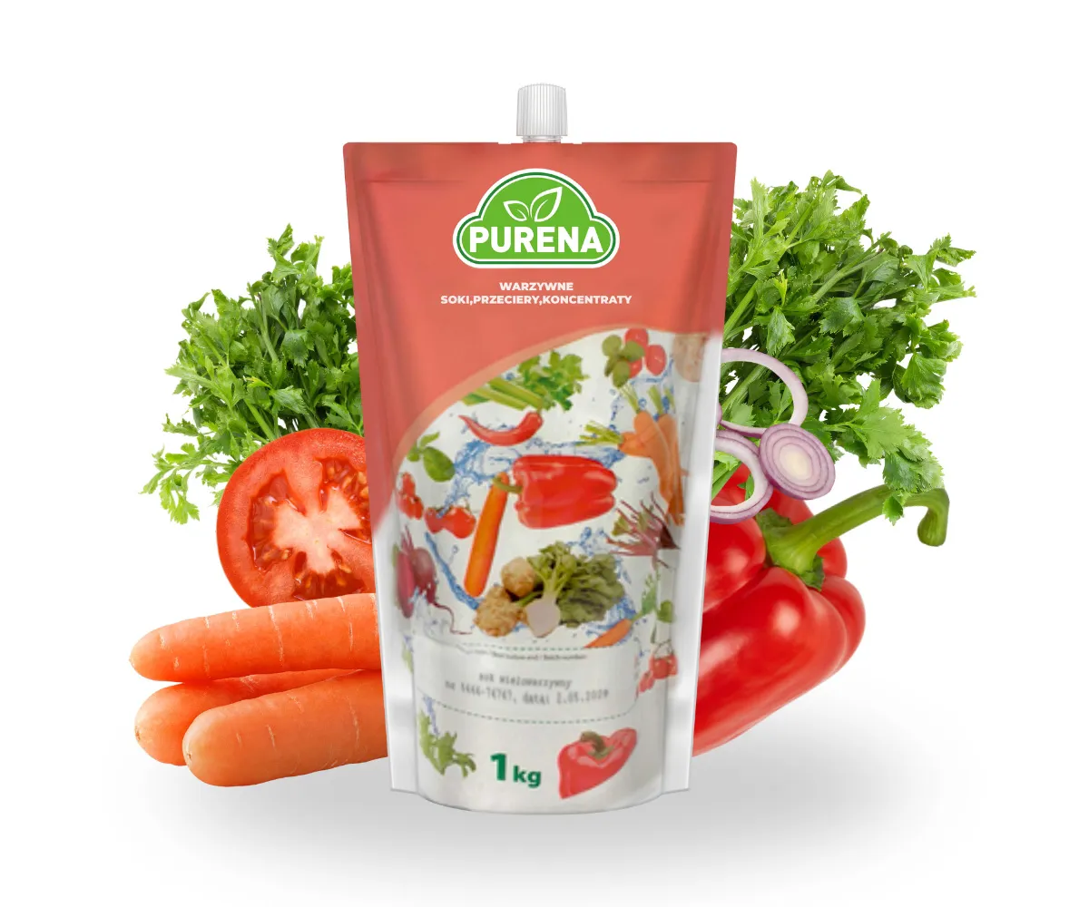 PURENA Multi Zöldség Juice sűrítmény 100% 1=4